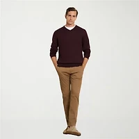 Van Heusen Essential Mens V Neck Long Sleeve Pullover Sweater