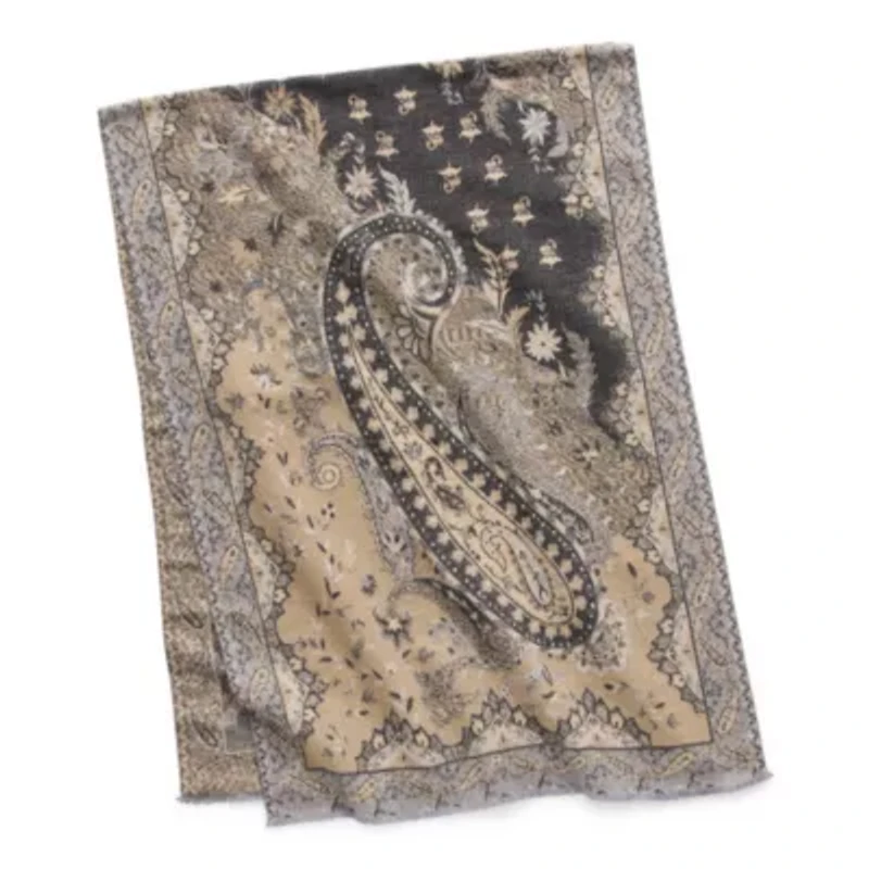 Stafford Paisley Oversized Paisley Wrap Scarf
