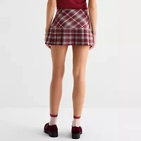 Forever 21 Womens Low Rise Mini Juniors Pleated Skirt