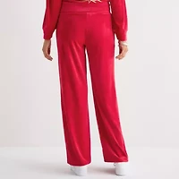 Juicy By Couture Womens Flare Mid Rise Juniors Track Pant