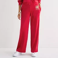 Juicy By Couture Womens Flare Mid Rise Juniors Track Pant