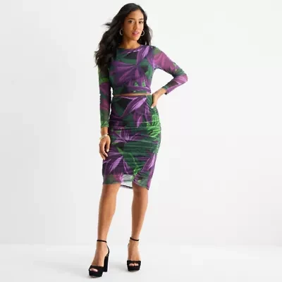 Bold Elements Womens Pencil Skirt