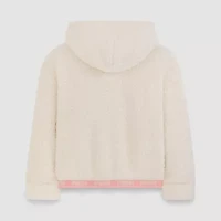 PUMA Big Kid Girls Long Sleeve Embroidered Zipper Active Hoodie