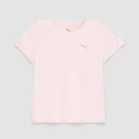 PUMA Big Kid Girls Crew Neck Short Sleeve Graphic T-Shirt