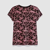 PUMA Big Kid Girls Crew Neck Short Sleeve Graphic T-Shirt