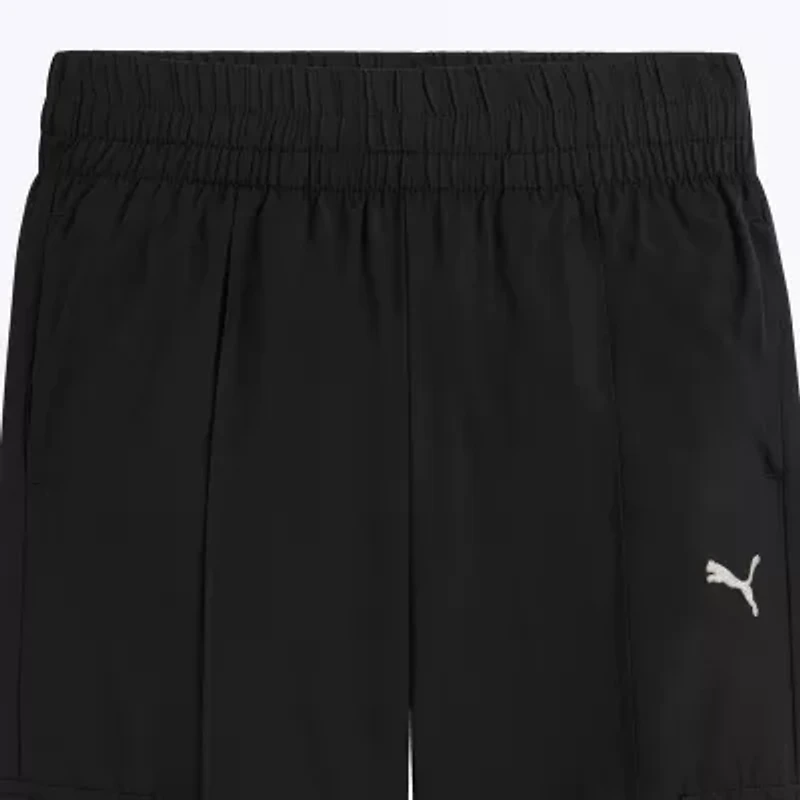 PUMA Big Kid Girls Wide Leg Active Cargo Pant