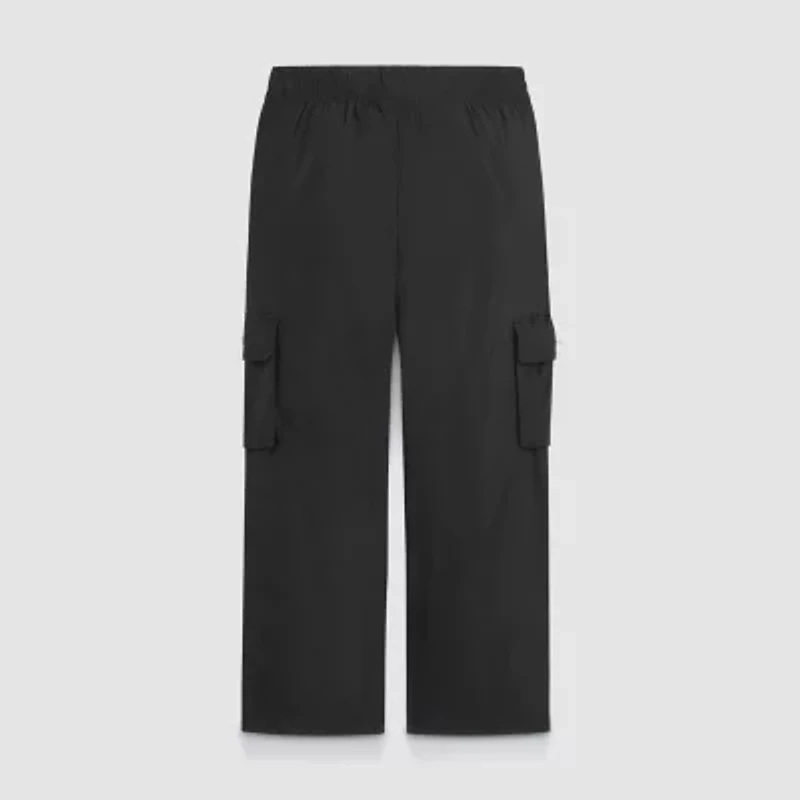 PUMA Big Kid Girls Wide Leg Active Cargo Pant