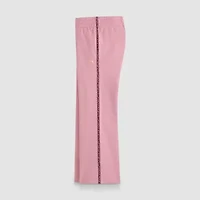 PUMA Big Kid Girls Flare Regular Fit Fleece Pull-On Pant