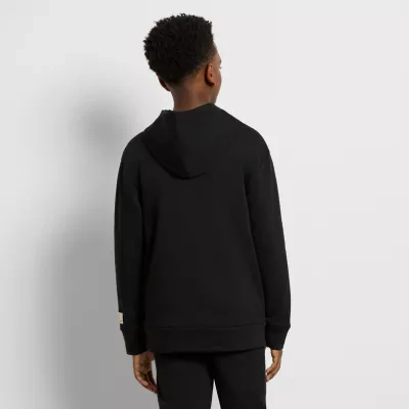 PUMA Big Kid Boys Long Sleeve Fleece Active Hoodie