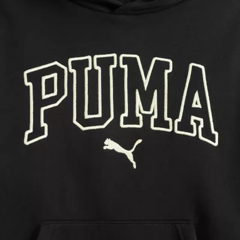 PUMA Big Kid Boys Long Sleeve Fleece Active Hoodie