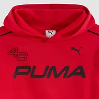 PUMA Big Kid Boys Long Sleeve Fleece Active Hoodie