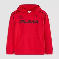 PUMA Big Kid Boys Long Sleeve Fleece Active Hoodie