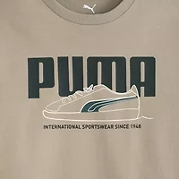 PUMA Big Kid Boys Crew Neck Short Sleeve Graphic T-Shirt