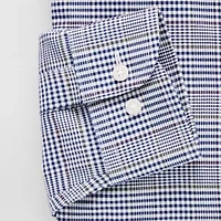 Stafford Coolmax All Season Oxford Mens Regular Fit Stretch Fabric Wrinkle Free Long Sleeve Dress Shirt