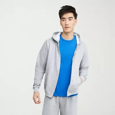Hanes Mens Long Sleeve Zipper Active Hoodie