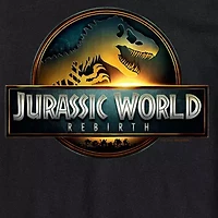 Mens Crew Neck Short Sleeve Regular Fit Jurassic World Big and Tall Graphic T-Shirt