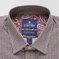 Stafford Mens Regular Fit Long Sleeve Dress Shirt