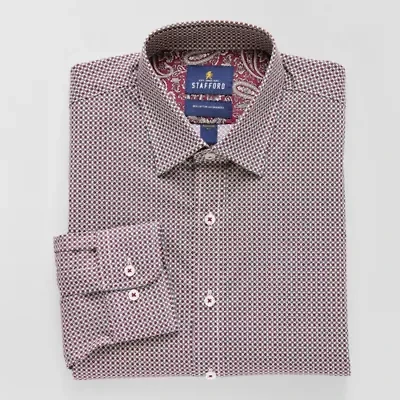 Stafford Mens Regular Fit Long Sleeve Dress Shirt