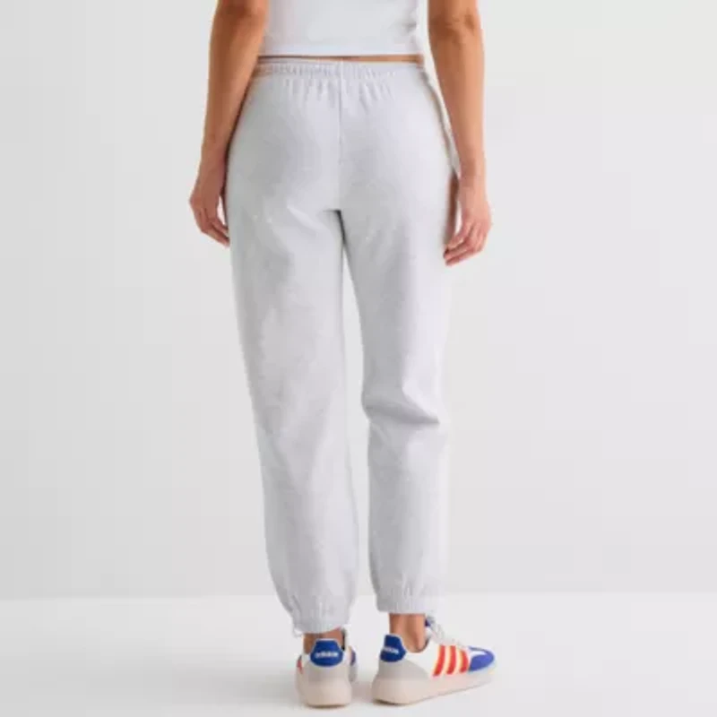 Forever 21 Womens Cinched High Rise Juniors Fleece Jogger Pant