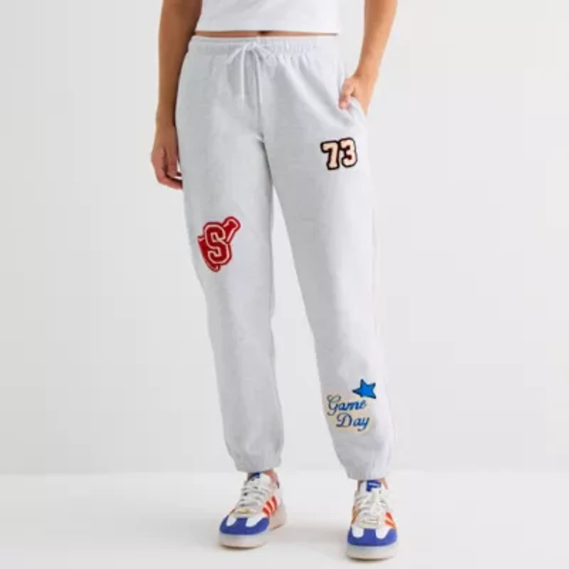 Forever 21 Womens Cinched High Rise Juniors Fleece Jogger Pant