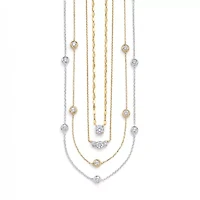 Diamond Addiction (G-H / Si2-I1) Womens 1/3 CT. T.W. Lab Grown White 10K Gold Pendant Necklace