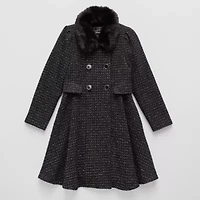 S Rothschild Big Kid Girls Midweight Coat