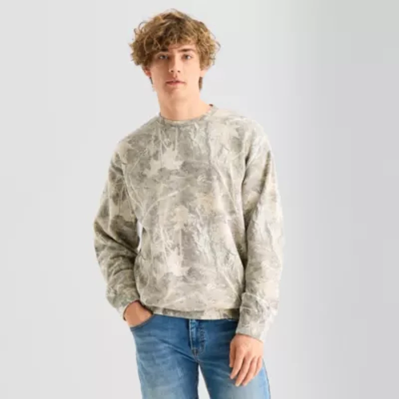 Arizona Mens Crew Neck Long Sleeve Sweatshirt