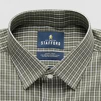 Stafford Magna Ready® Mens Regular Fit Easy-on + Easy-off Sensory Friendly Adaptive Stretch Fabric Wrinkle Free Long Sleeve Dress Shirt