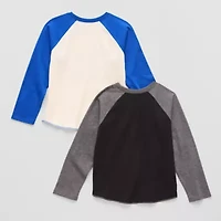 Grayson Little Toddler Boys Crew Neck Long Sleeve Regular Fit 2-pc. Graphic T-Shirt
