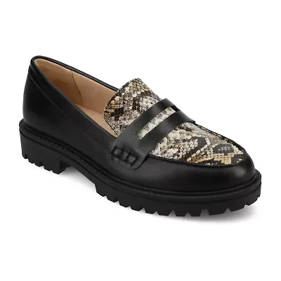 Journee Collection Womens Moc Closed Toe Loafers