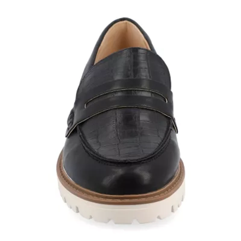 Journee Collection Kenly Womens Moc Closed Toe Loafers