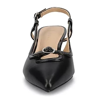 Journee Collection Padma Womens Pointed Closed Toe Kitten Heel Pumps