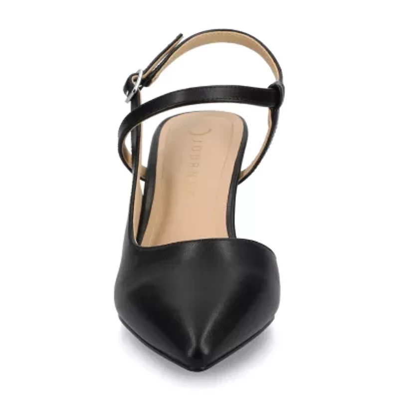 Journee Collection Scipio Womens Pointed Closed Toe Stiletto Heel Pumps