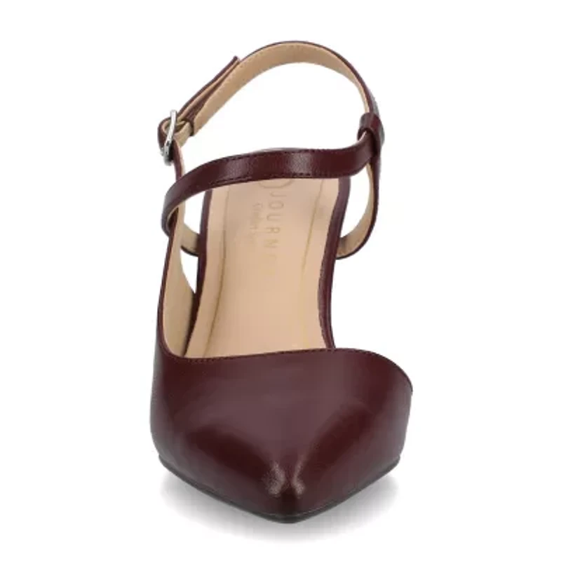 Journee Collection Womens Pointed Closed Toe Stiletto Heel Pumps