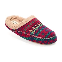 Dearfoams Womens Slip-On Slippers