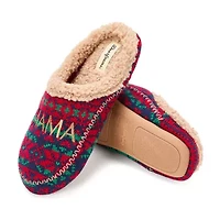 Dearfoams Womens Slip-On Slippers