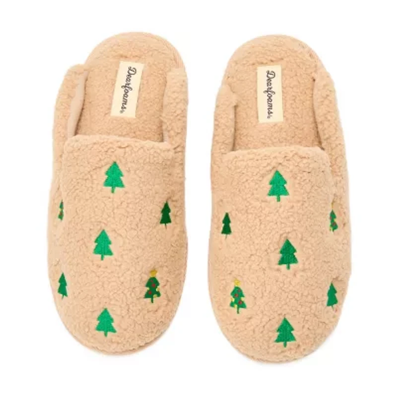 Dearfoams Womens Slip-On Slippers