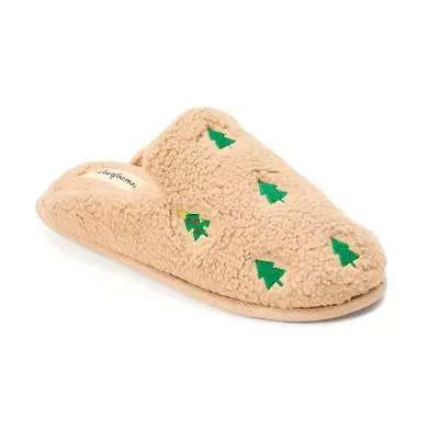Dearfoams Womens Slip-On Slippers