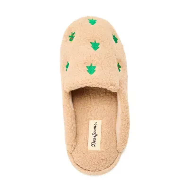 Dearfoams Womens Slip-On Slippers