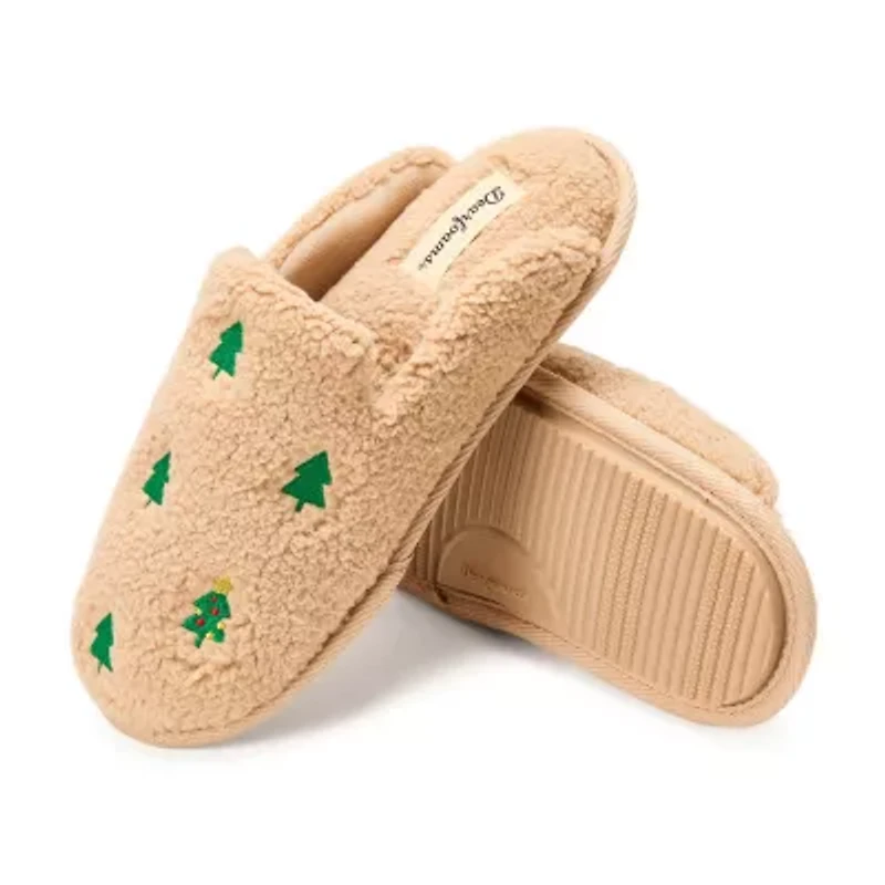 Dearfoams Womens Slip-On Slippers