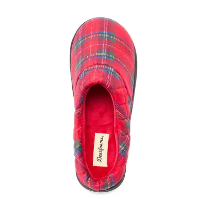 Dearfoams Womens Slip-On Slippers