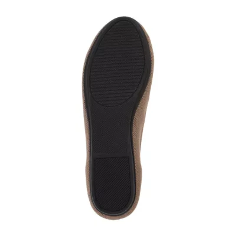 Mia Girl Knit Womens Round Closed Toe Ballet Flats