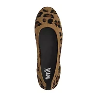 Mia Girl Knit Womens Round Closed Toe Ballet Flats