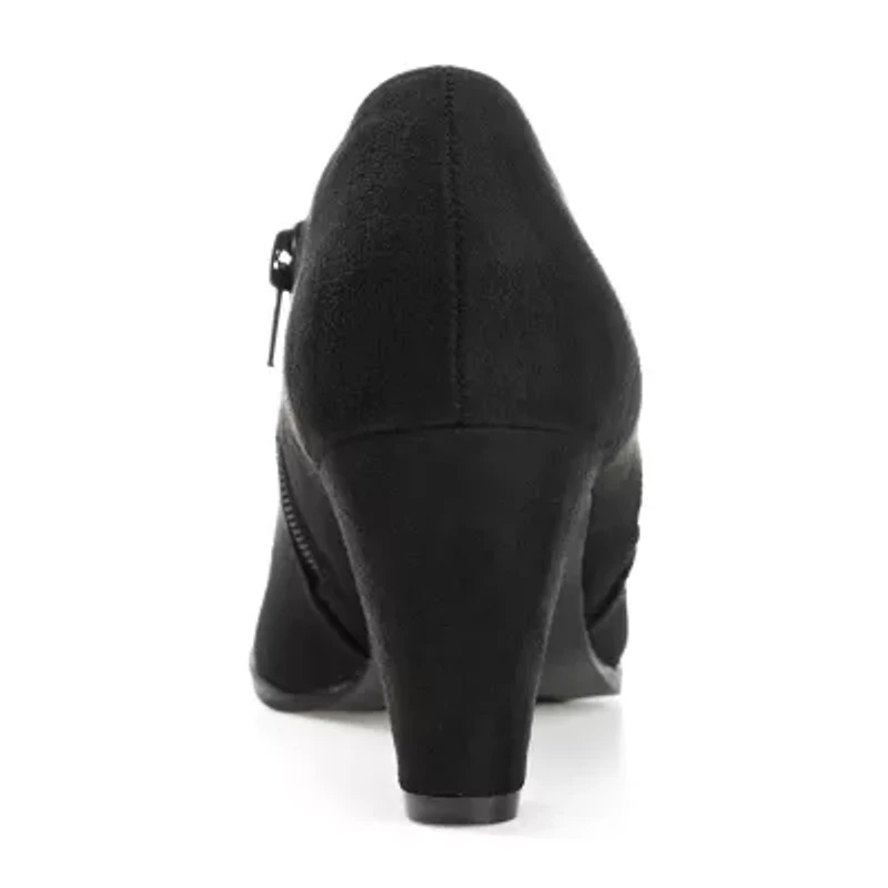 Journee Collection Womens Sanzi Kitten Heel Booties