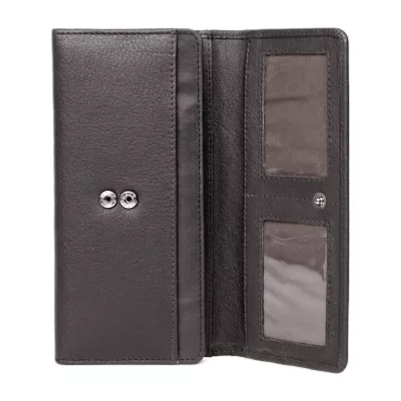 Karla Hanson Womens Rfid Blocking Trifold Wallet