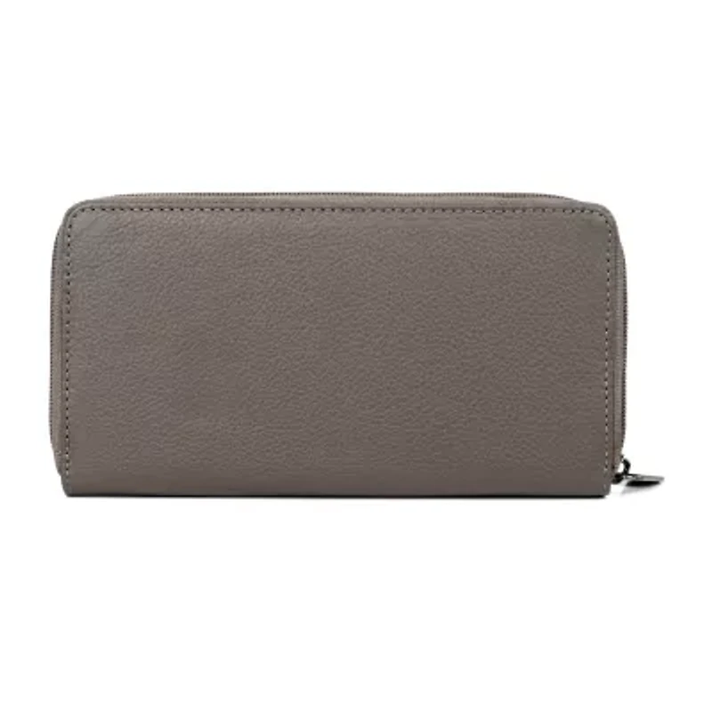 Karla Hanson Womens RFID Blocking Zip Around Wallet