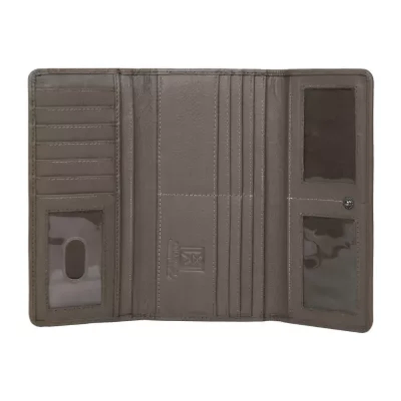 Karla Hanson Womens Rfid Blocking Trifold Wallet