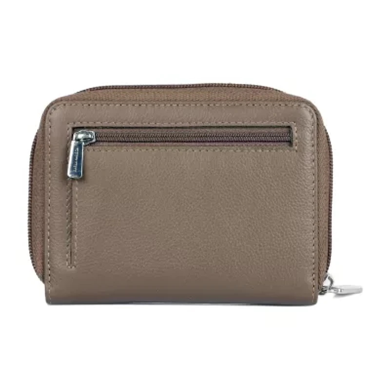 Karla Hanson Womens RFID Blocking Zip Around Wallet