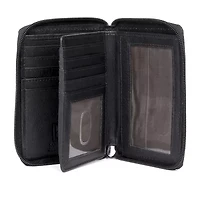 Karla Hanson Womens RFID Blocking Zip Around Wallet