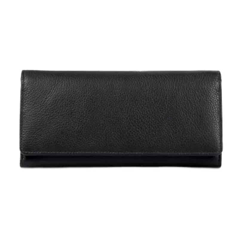 Karla Hanson Womens RFID Blocking Trifold Wallet